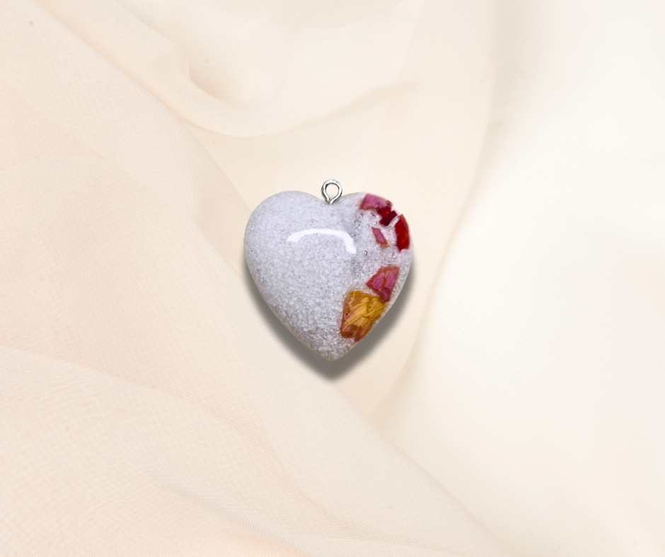 Floating Heart Breastmilk Pendant