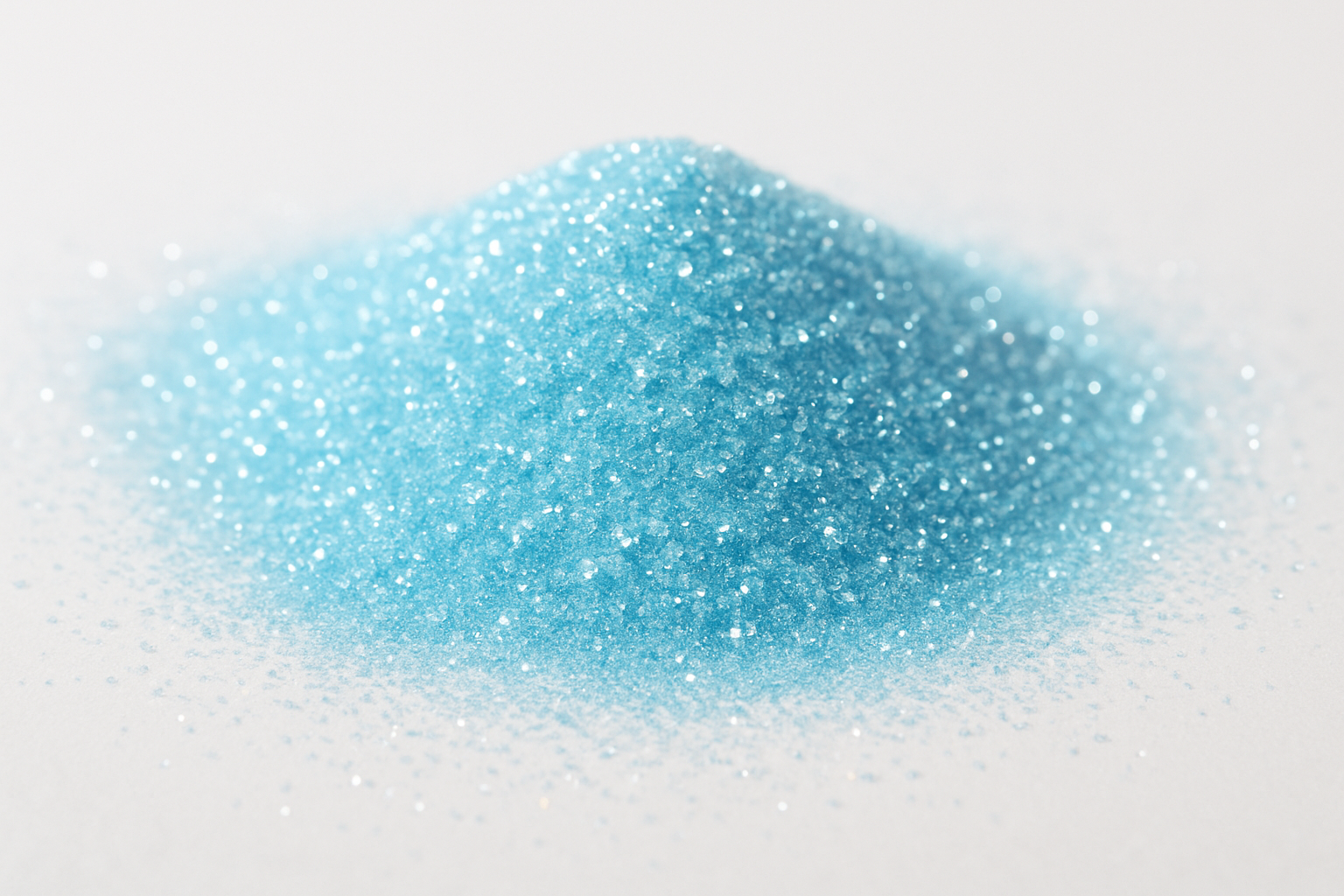 Baby blue glitter pile